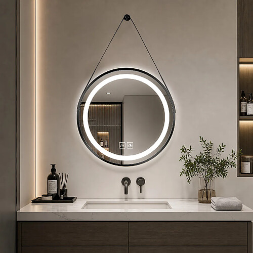 ByteLike Miroir Rond LED 50x50 Anti-buée