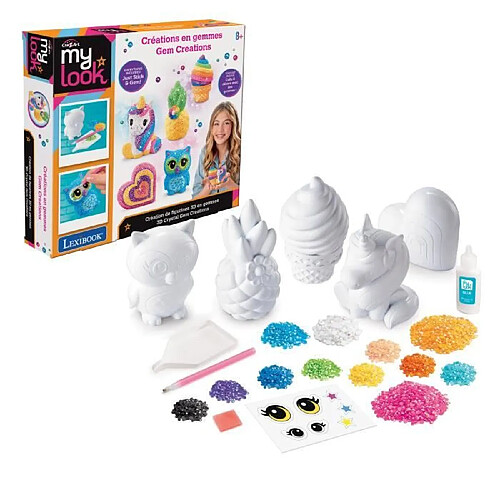 Lexibook Coffret figurines 3D pierres précieuses