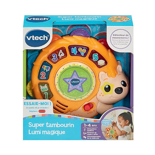 Vtech baby Super tambourin lumi magique - Multicolore