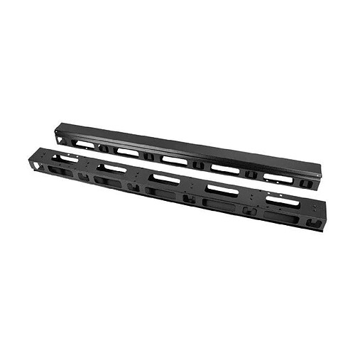 Lanberg Panneau de Gestion de Câbles Acier Noir 514 mm AK-1207-B