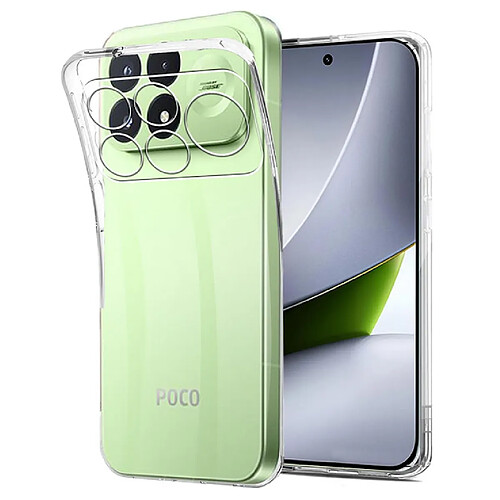 Htdmobiles Coque pour Xiaomi Poco F9 Pro - housse etui silicone gel fine + film ecran - TRANSPARENT TPU