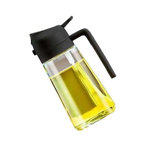 INF Vaporisateur d'huile 470ml en verre épais avec double fonction de pulvérisation et de vers