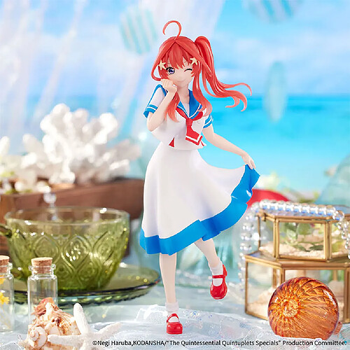 Furyu The Quintessential Quintuplets The Movie - Figurine Itsuki Nakano Trio-Try-It Marine Look Ver.