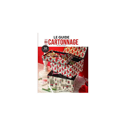 Le guide du cartonnage De Saxe Eds - DIY papier et carton - 160 pages
