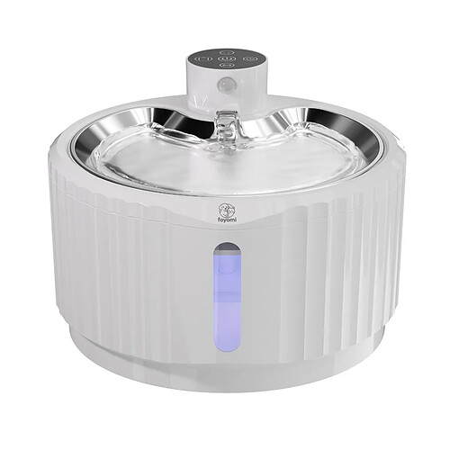 INF Fontaine à eau intelligente pour animaux - Distributeur d'eau automatique 2,8L avec charge