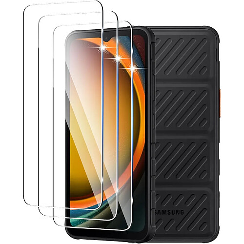 3 Pièces Verre Trempé pour Samsung Galaxy Xcover 7/7 Pro/Xco