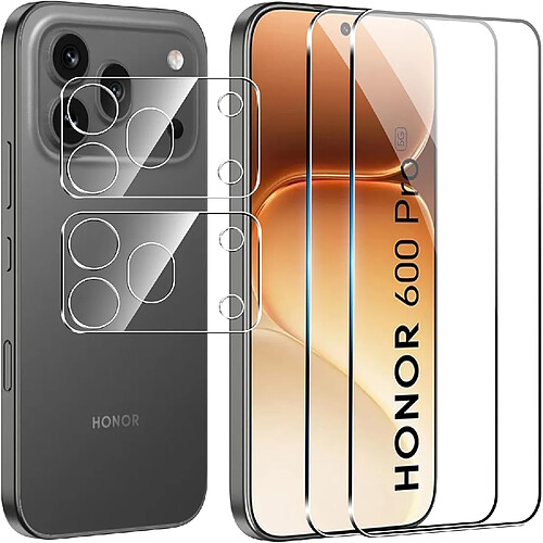 FDHYFGDY Verre Trempé pour Honor 600 Pro 5G Protecteur d'écr