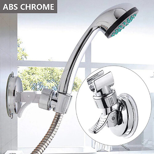 Support de douche à main remplaçable, Support de douche à ventouse à rotation 360 , Support