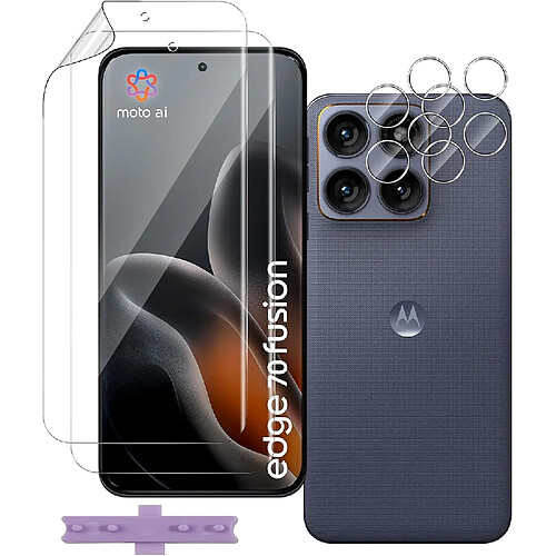 2+2 Pièces Protection D'écran Films pour Motorola Moto Edge