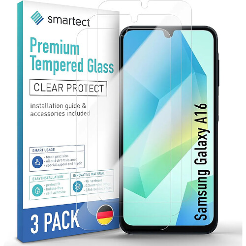 Verre Trempé 3 Pièces pour Samsung Galaxy A17 5G / A16