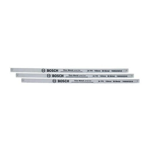Bosch Set 3 lames de scie 150 mm