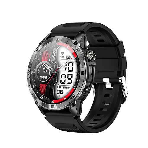 Synerfit Montre NASA GPS Ultra Pro AMOLED - Noir