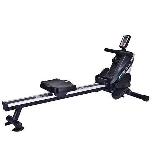 Synerfit Rameur magnétique Lima argent noir
