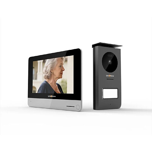 Link2home portier vidéo WiFi - Gris