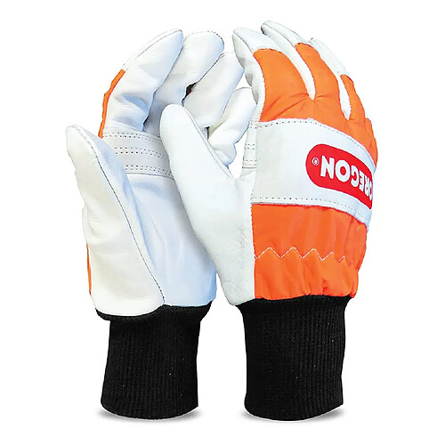 Gants de Sécurité en Cuir pour Tronçonneuse, Protection de la Main Gauche, Taille L (91305L