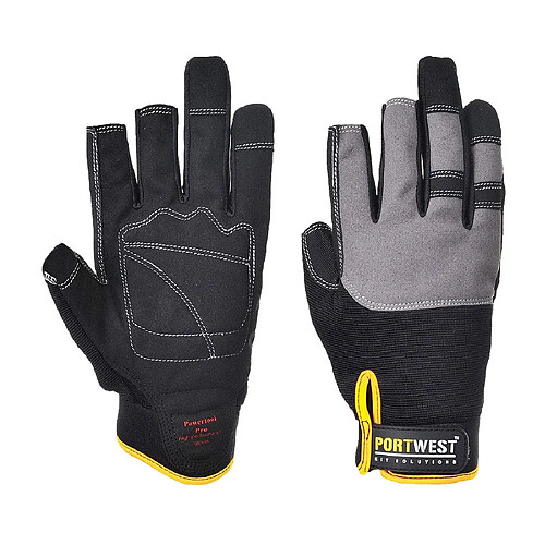 Powertool Pro - Gant haute Performance, Couleur: Noir, Taille: L, A740BKRL