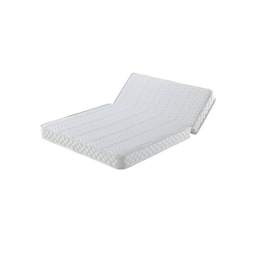 Provence Literie Matelas Souple Pour tous BZ + Alèse 140x190 x 10 cm + contact avec contact Latex sur Face Hiver - Dim Assise 60 cm - 5 zones de Confort - Face été et ame