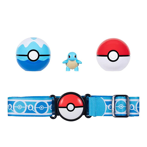 Ceinture Clip N Go Pokemon ? Figurine de Combat Carapuce 5 cm