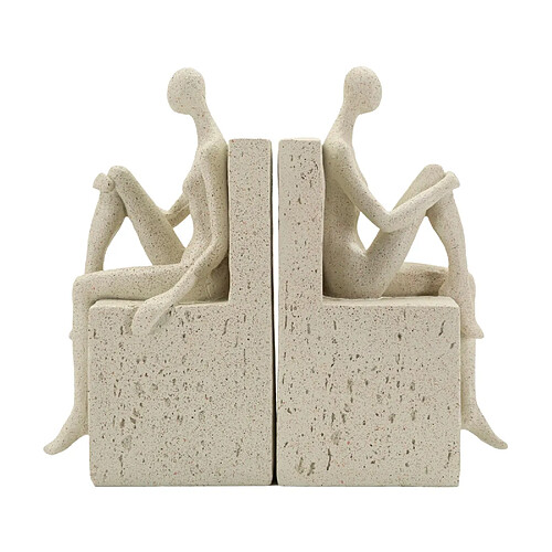 Ervesto 01203800FL - Statuette Livre Pierres - Crème
