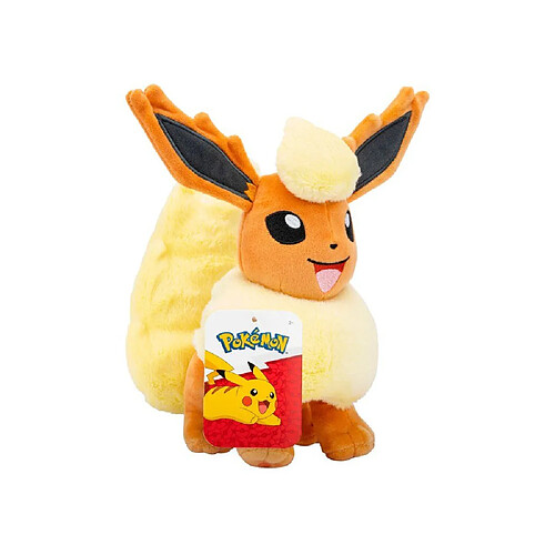 Pokémon Pyroli - Peluche ultra douce officielle - 20 cm