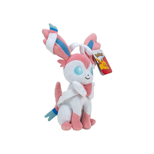 Pokémon Nymphali Peluche - Ultra-douce - 20 cm