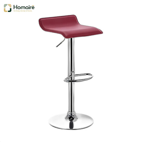 HOMAIRE Chaise en acier rouge 38,5 x 39 x 84 cm