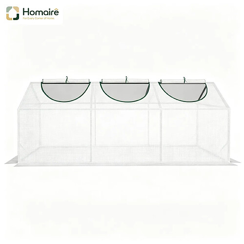 HOMAIRE Serre modulaire blanc 180 x 60 x 60 cm