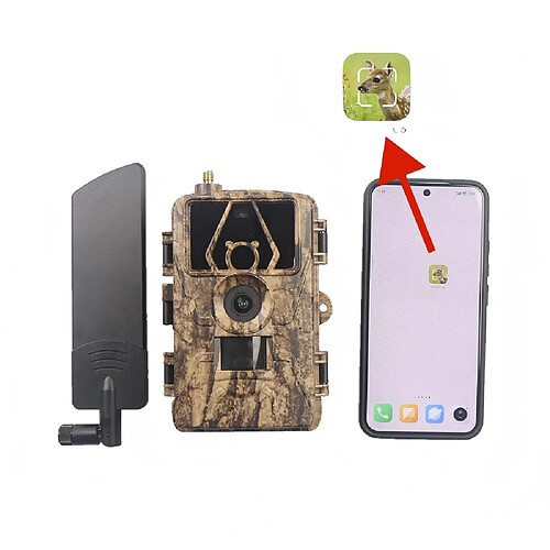 ByteLike Caméra piège infrarouge 4G LTE ultra HD 8K