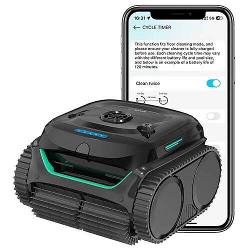 WYBOT C2 Robot de Piscine Sans Fil