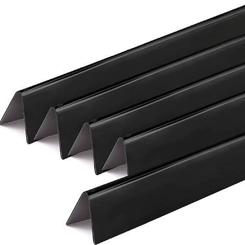 INF Pack de 5 plaques chauffantes pour barbecues Weber Genesis série 300 - Noir