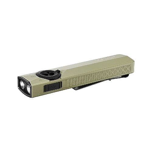 ArkPro Ultra EDC Torche Plate avec Lumière Verte, UV et Blanche, 1700 LM, Portable, Lampe R
