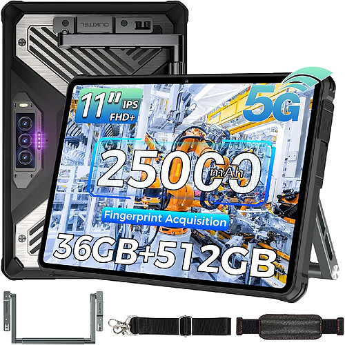 OUKITEL RT10 Édition Industrielle, 12 Go/512 Go, Noir