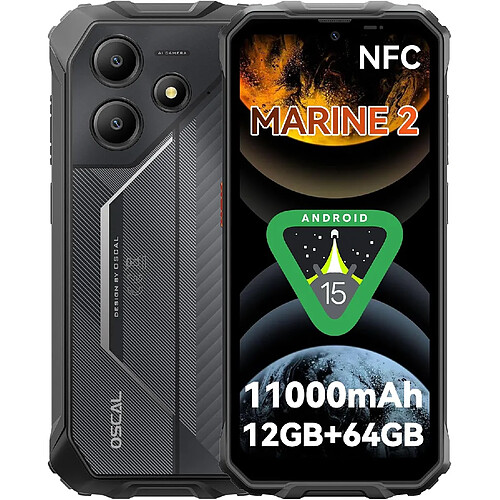 OSCAL Marine 2,4 Go 64 Go, Noir