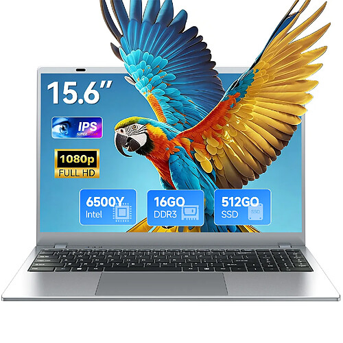 VANWIN PC Portable 15,6" FHD - Pentium Gold 6500Y (3,4GHz) - 16Go RAM 512Go SSD - Win 11 Pro