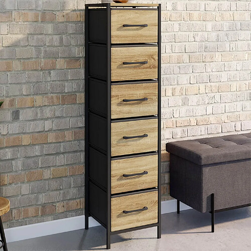 Idmarket CHIFFONNIER 6 TIROIRS