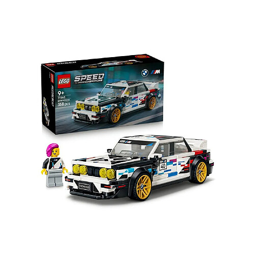 LEGO Speed Champions 77263 BMW M3 (E30) - 358 pièces - 1 minifigure