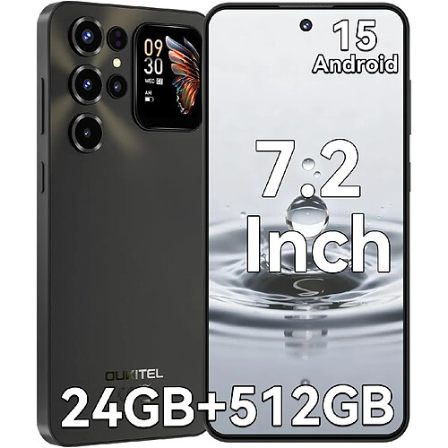 Smartphone OUKITEL C68 Plus écran 7,2" 24Go+512Go batterie 6000mAh