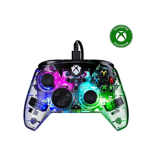 Turtle Beach Afterglow - Manette filaire RGB transparente - USB-C - Xbox et PC