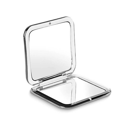 INF Miroir de Maquillage Grossissant 30X - Noir, Pliable, Double Face