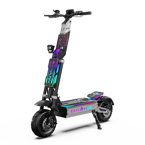 Trottinette électrique pliable APEFOX T90 Ultra,moteur 5000W*2,72V 40Ah,Noir