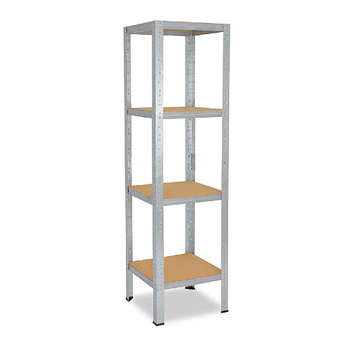 shelfplaza HOME 180x60x60 cm Étagère charges lourde en galvanisé avec 4 étagères 175 kg par étagère