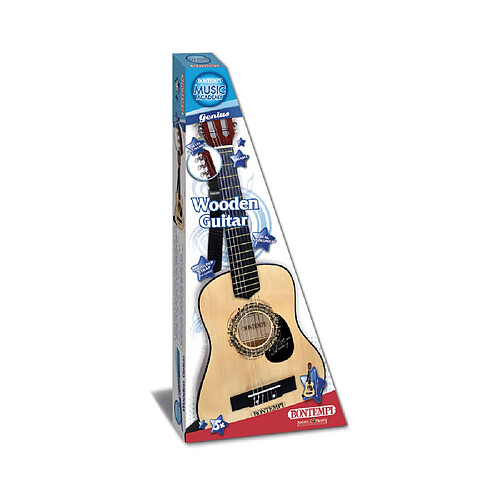 Bontempi Guitare classique en bois 75 cm - Naturel