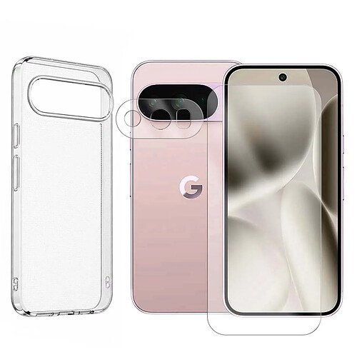 Verre Trempé pour Google Pixel 10 PRO XL 5G + Verre Caméra +Coque transparente -Visiodirect