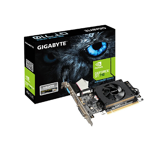 Gigabyte GV-N710D3-2GL NVIDIA GeForce GT 710 2 Go GDDR3