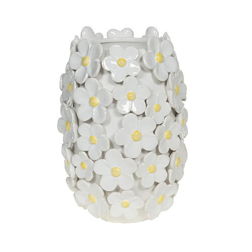 Amadeus Vase barbotine Daisy grand modèle
