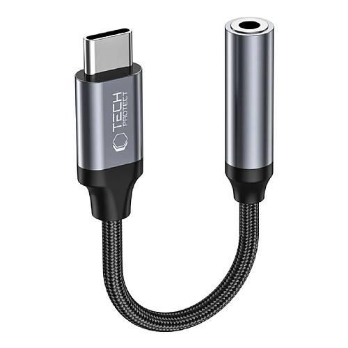 Wozinsky Adaptateur USB-C vers mini-jack 3,5 mm - Noir