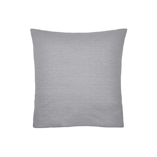 Origin Taie d'oreiller en Bambou - 63 x 63 cm - Gris Ardoise/Gris Plume
