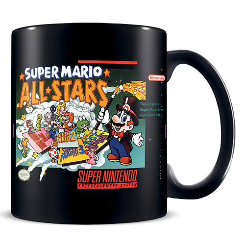 Mug Nintendo Acrylique - Noir 325 ml