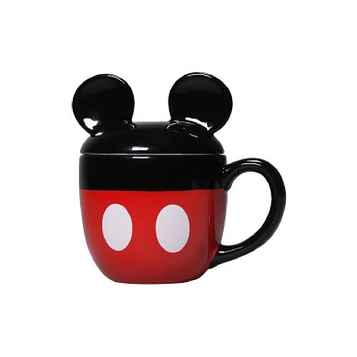 Mug Half moon bay Céramique - Rouge Noir Multicolore 425 ml