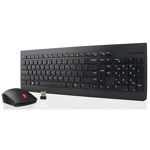 Lenovo pack clavier souris sans fil - Noir